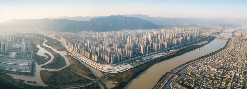 天空白云高楼大厦宽阔的城市建筑风景风光大气,高清,摄影图,摄影图片,图片大全,摄影图免费下载